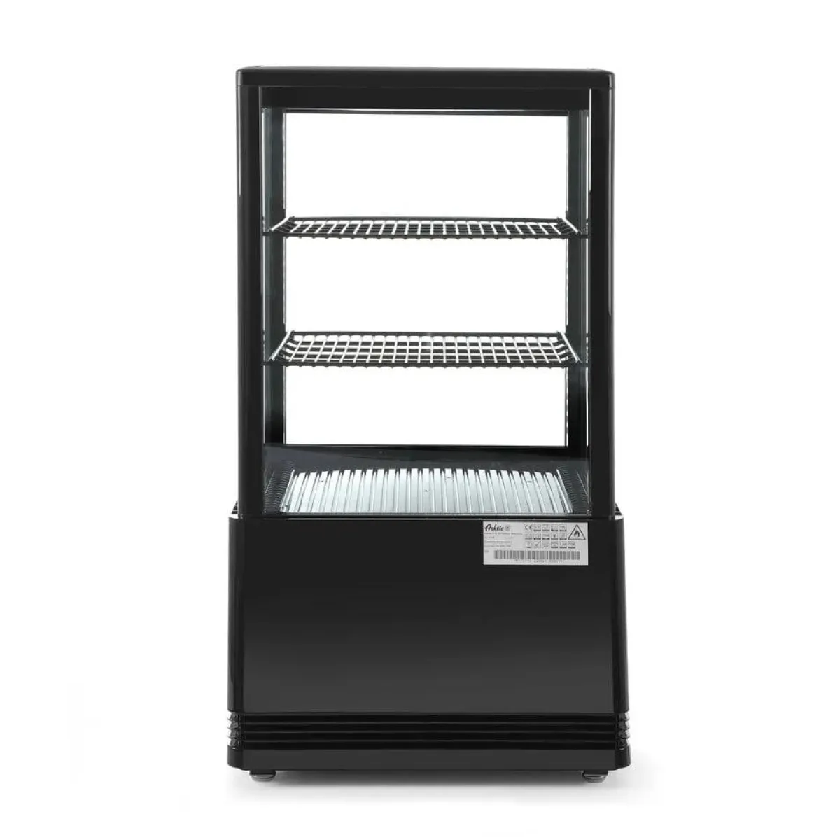 Hendi Arktic Koelvitrinekast Zwart 58 Liter Clearance