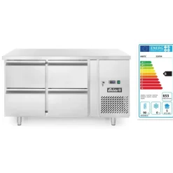 Hendi Arktic Koelwerkbank met 4 lades Profi Line 280L New