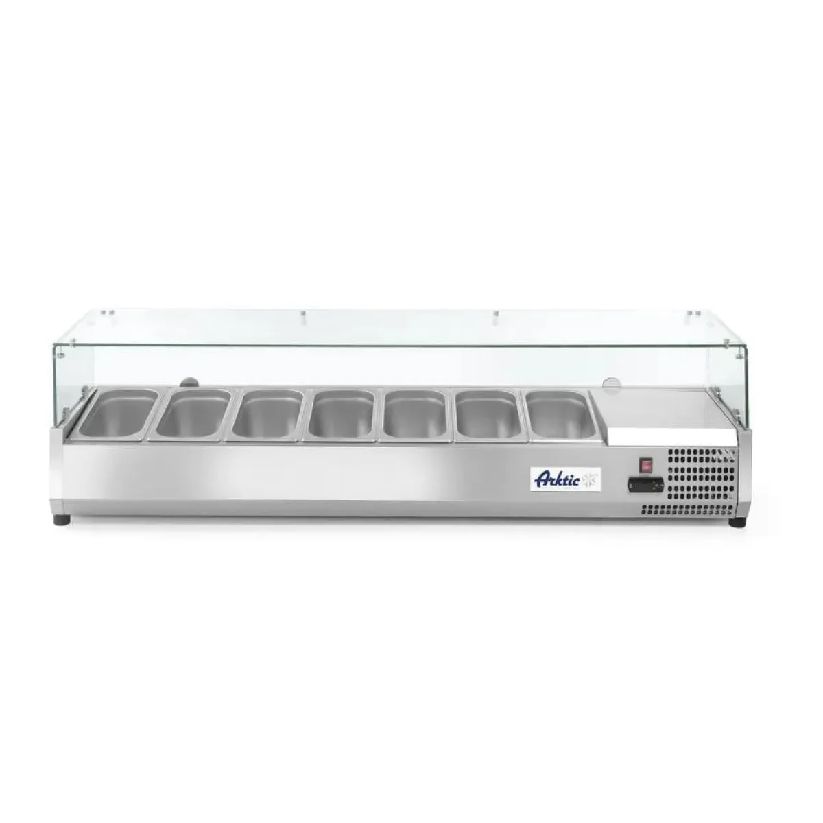 Hendi Arktic Opzetkoelvitrine met glas 7x GN 1/3 Discount