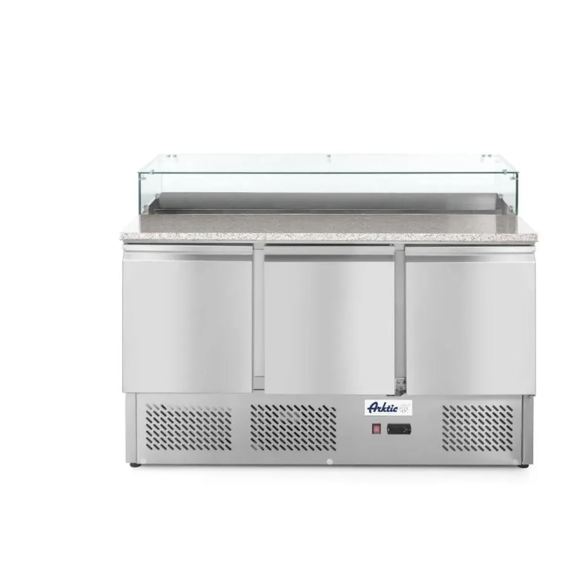 Hendi Arktic Pizzawerkbank met 3 deuren 380L Hot