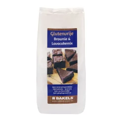 Bakels Brownie & Lavacakemix Glutenvrij 1kg Online