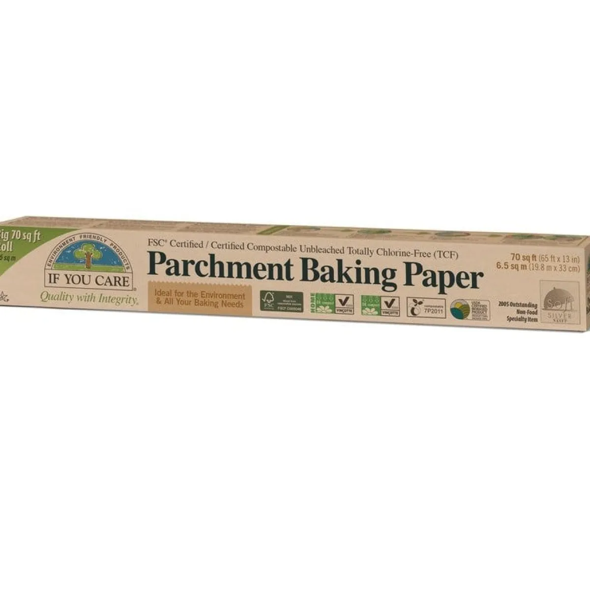 If You Care Bakpapier Ongebleekt 30cm Rol 20m Hot