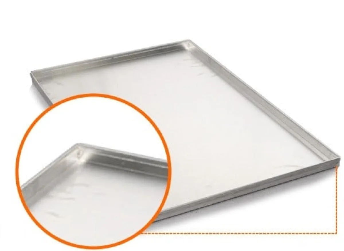 Overig Bakplaat Aluminium 60x40cm (4 randen 90°) Clearance