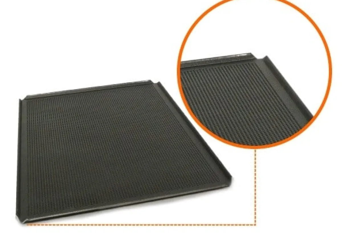 Overig Bakplaat PTFE Geperforeerd 60x40cm (open hoeken 45°) Outlet