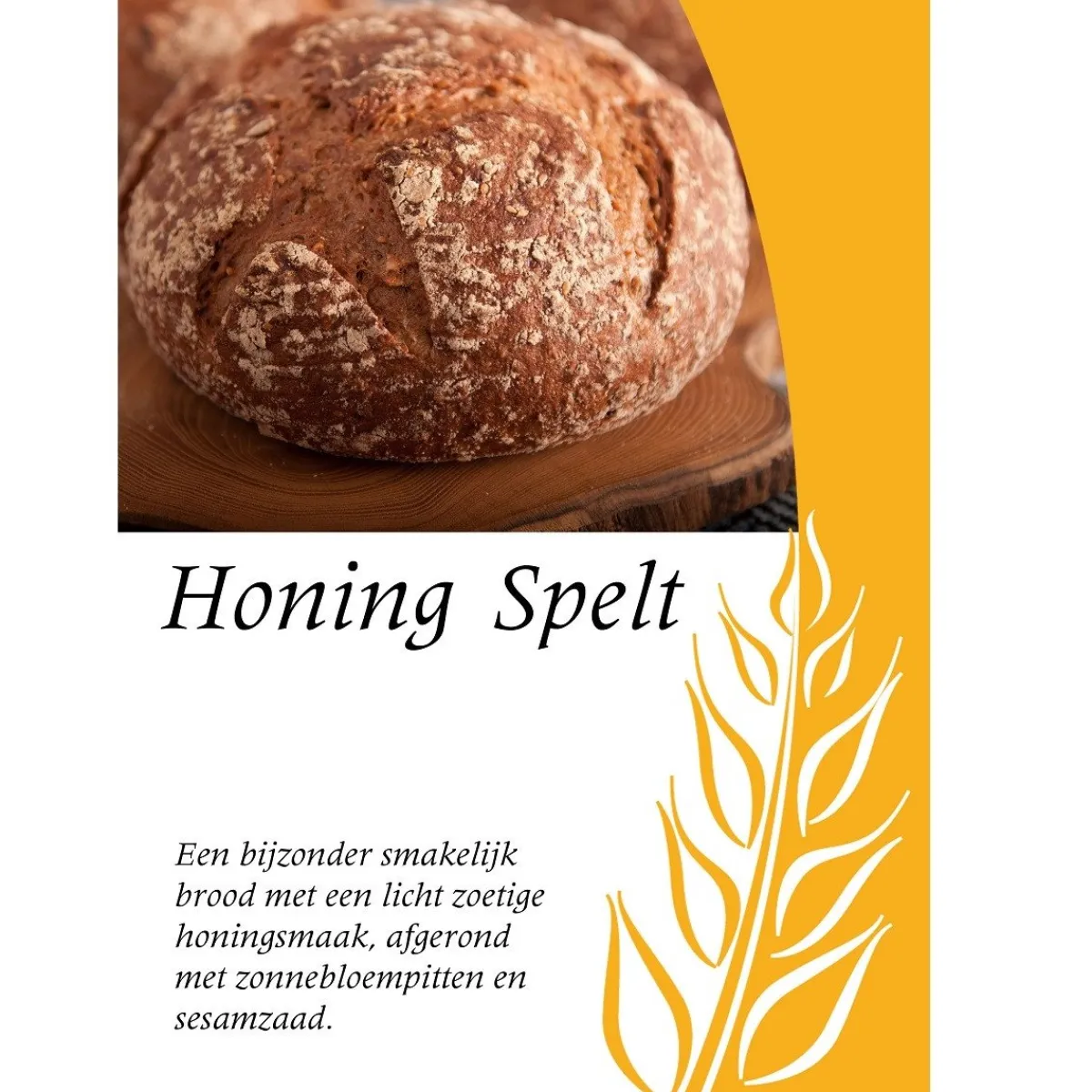Bak Speciaal Bakspeciaal Honing Speltmix Broodmix 20kg Hot
