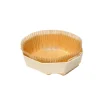 Overig Bakvorm Hout Achthoek 11x3,5cm + Bakpapier (per stuk) Best
