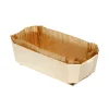 Overig Bakvorm Hout Rechthoek 24x11,5x7cm + Bakpapier (per stuk) Discount