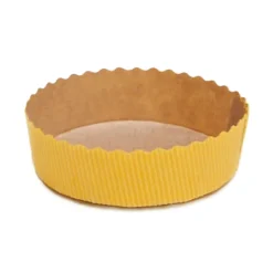 Overig Bakvorm Karton Rond Ø10x3cm Geel (per stuk) Online