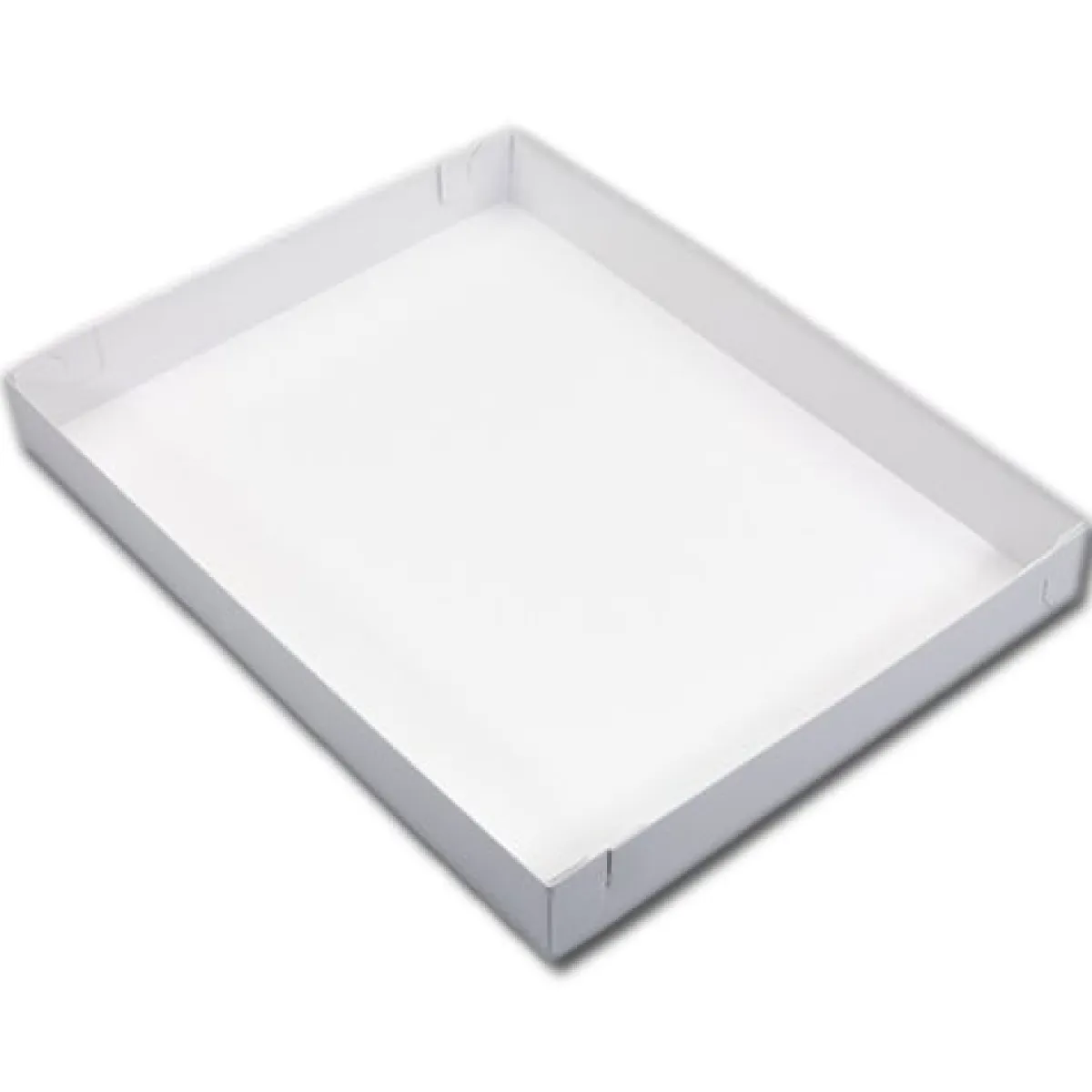 Overig Bakvorm Plaatcake Wit 37x28,5x4,5cm