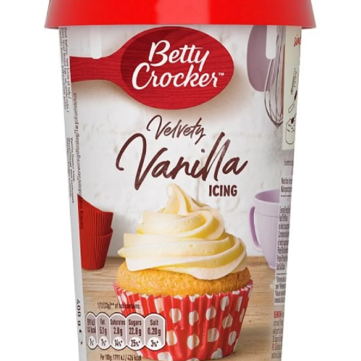 Betty Crocker Vanille Icing 400g New