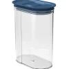 Biesse Bewaardoos Ovaal Luchtdicht Blauw 1,5L New