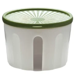 Biesse Bewaardoos Rond Luchtdicht Groen/Transparant 1,5L Hot