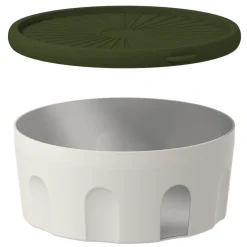 Biesse Bewaardoos Rond Luchtdicht Groen/Transparant 1,5L Hot