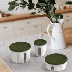 Biesse Bewaardoos Rond Luchtdicht Groen/Transparant 1,5L Hot
