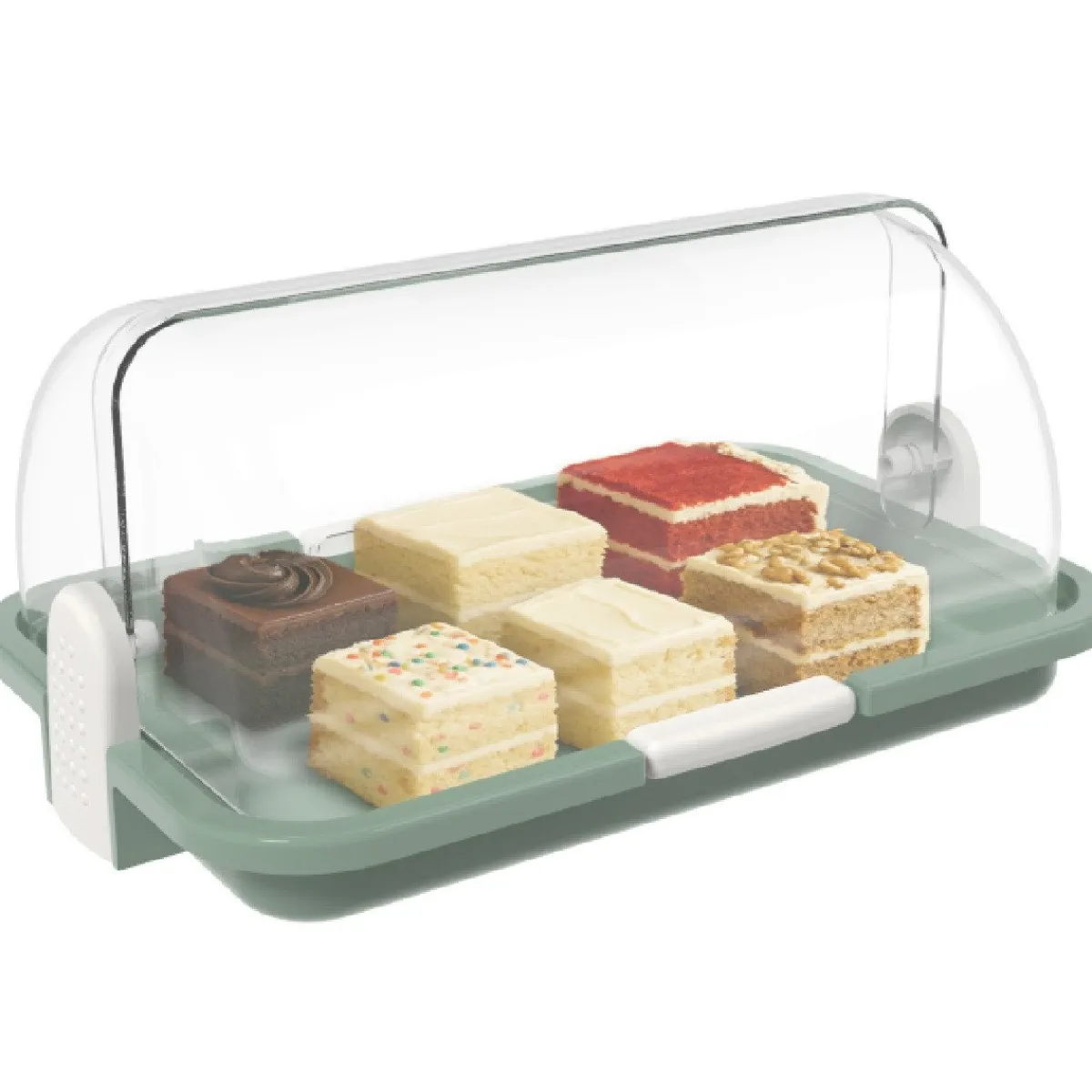 Biesse Vitrine Klein Groen 30x21x14cm Clearance
