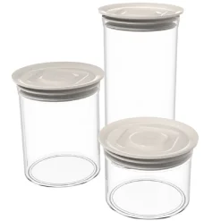 Biesse Voorraadpot Rond Luchtdicht Grijs 1,75L Discount