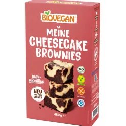 BioVegan Cheesecake Brownie Mix Biologisch 480g New