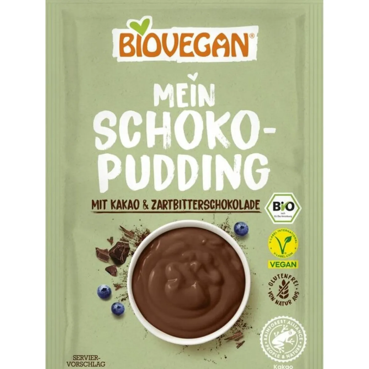 BioVegan Chocolade Pudding Biologisch 55g Discount