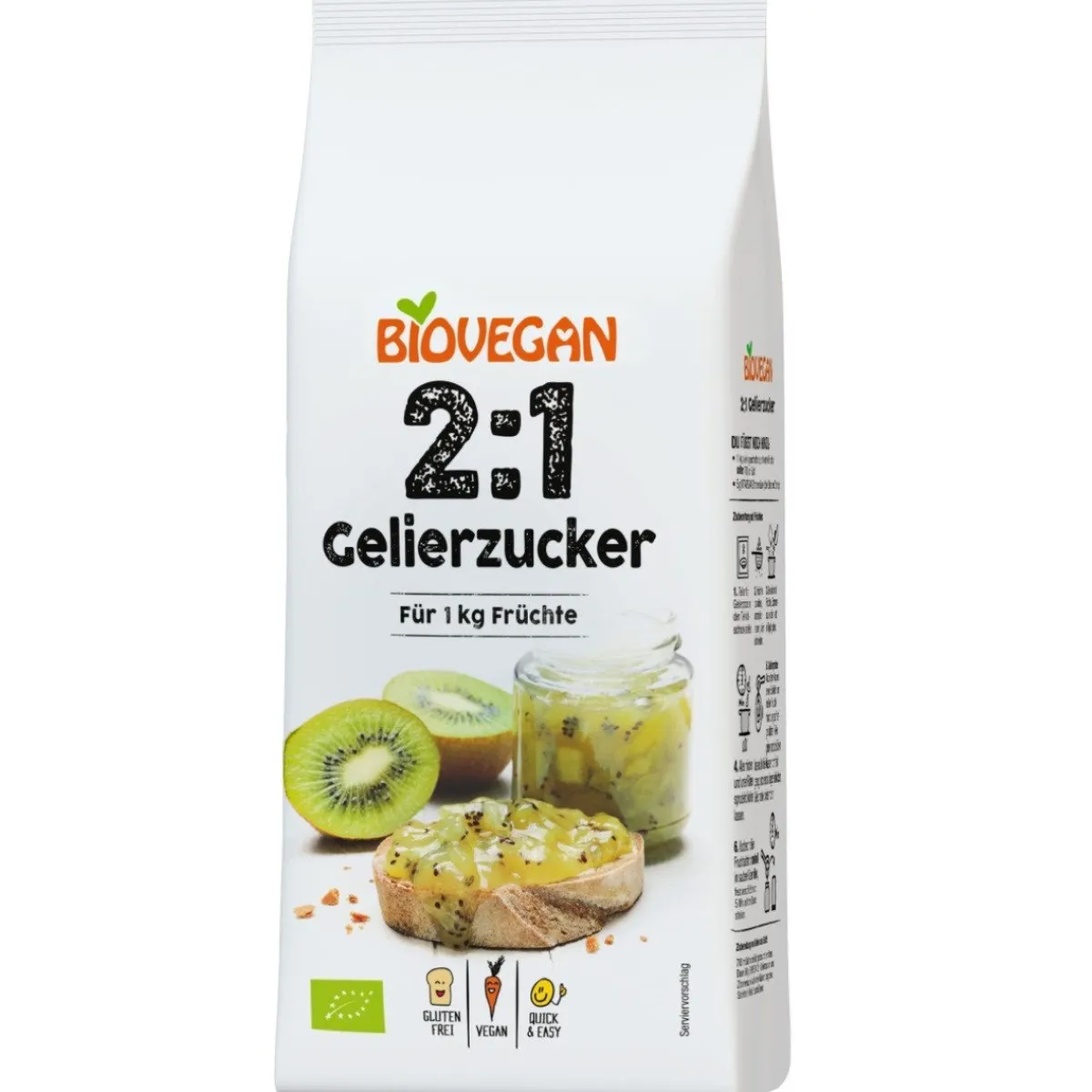 BioVegan Geleisuiker 2:1 Biologisch 500g New