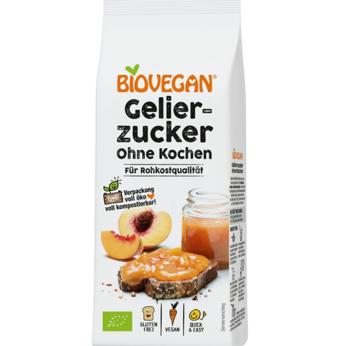 BioVegan Geleisuiker (Zonder Koken) Biologisch 115g New