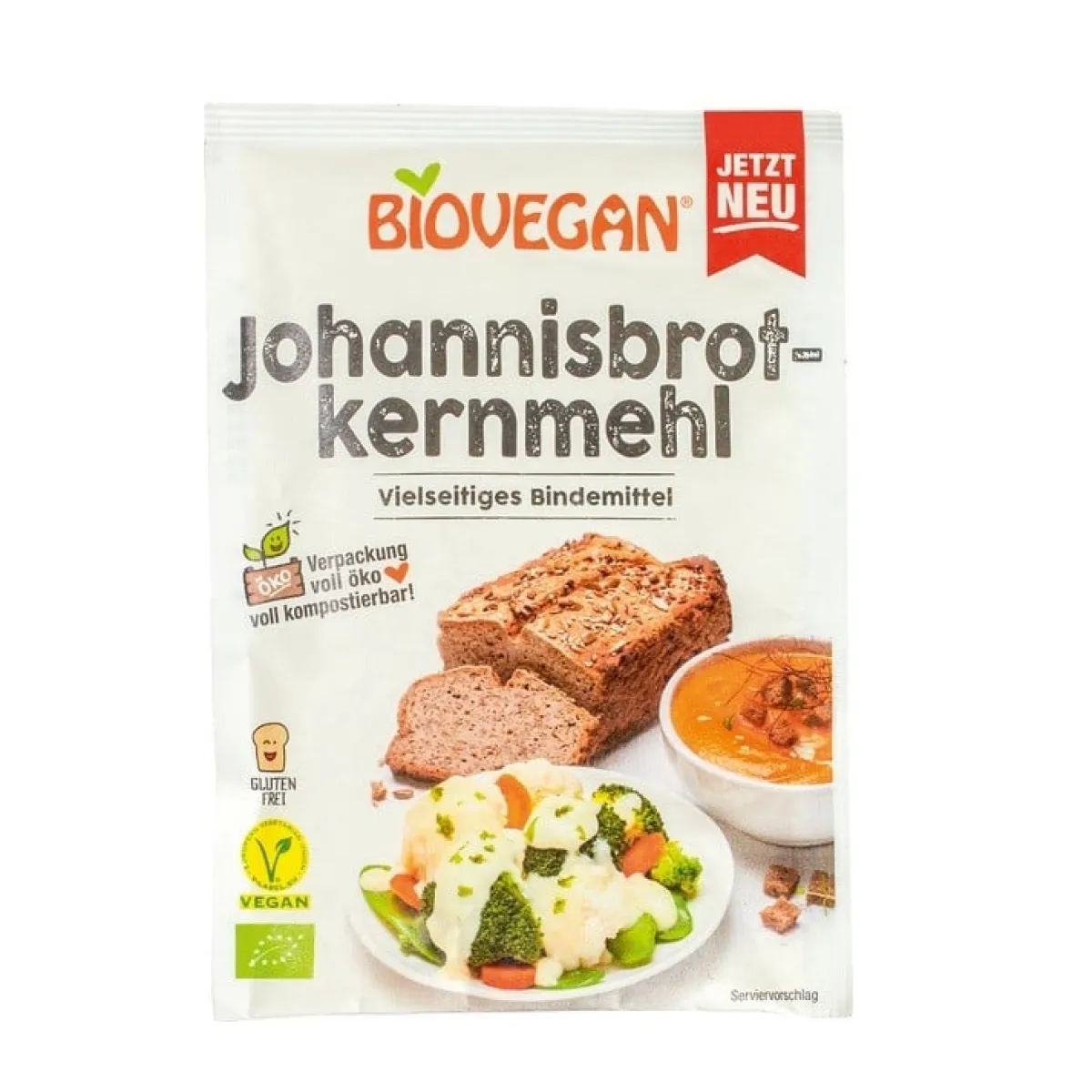 BioVegan Johannesbroodpitmeel Biologisch 50g Outlet