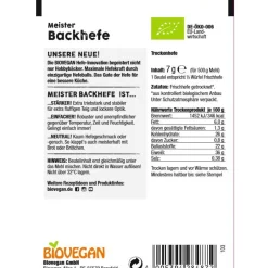 BioVegan Meesterbakkersgist Biologisch 3x7g Discount