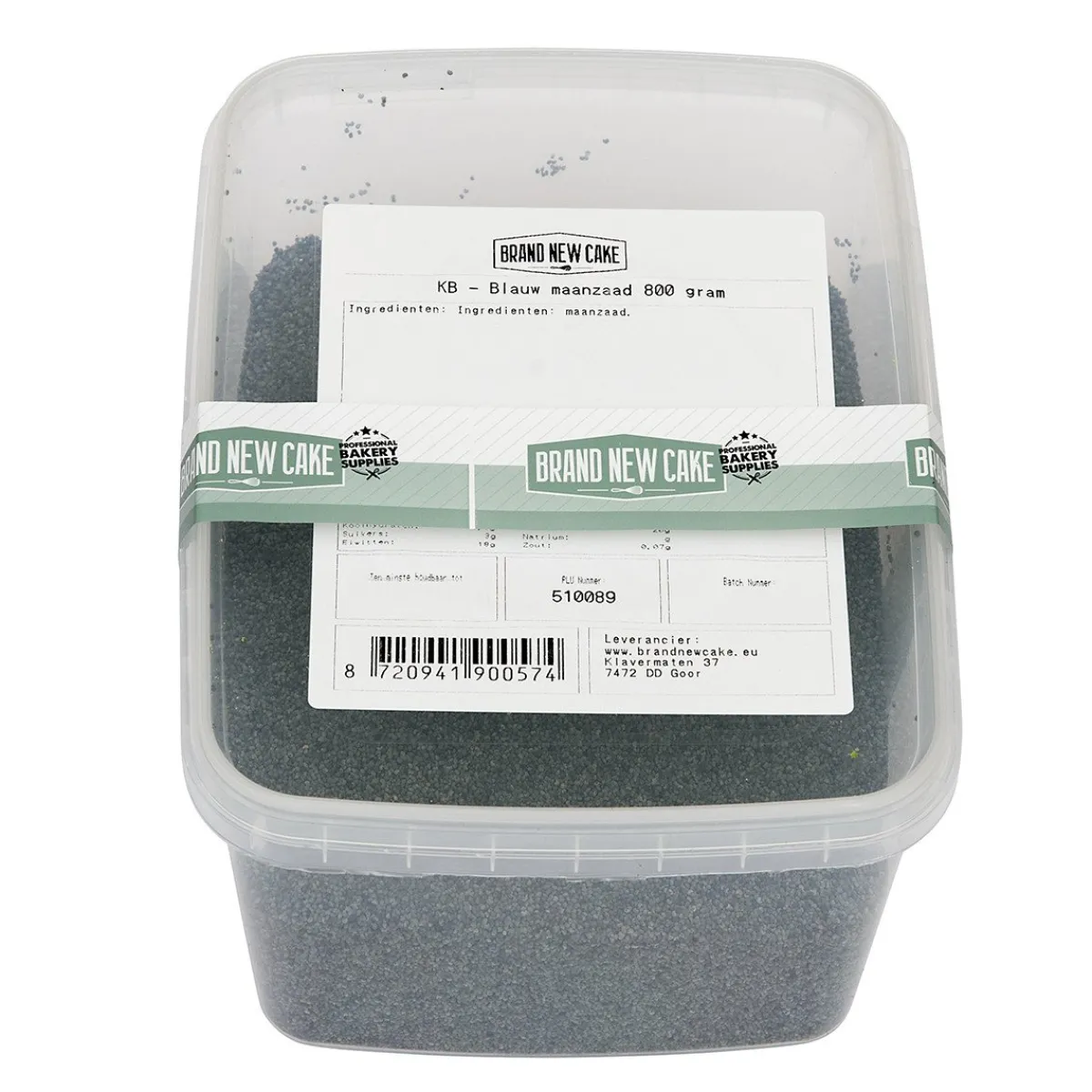 BrandNewCake Blauw Maanzaad 1kg Hot
