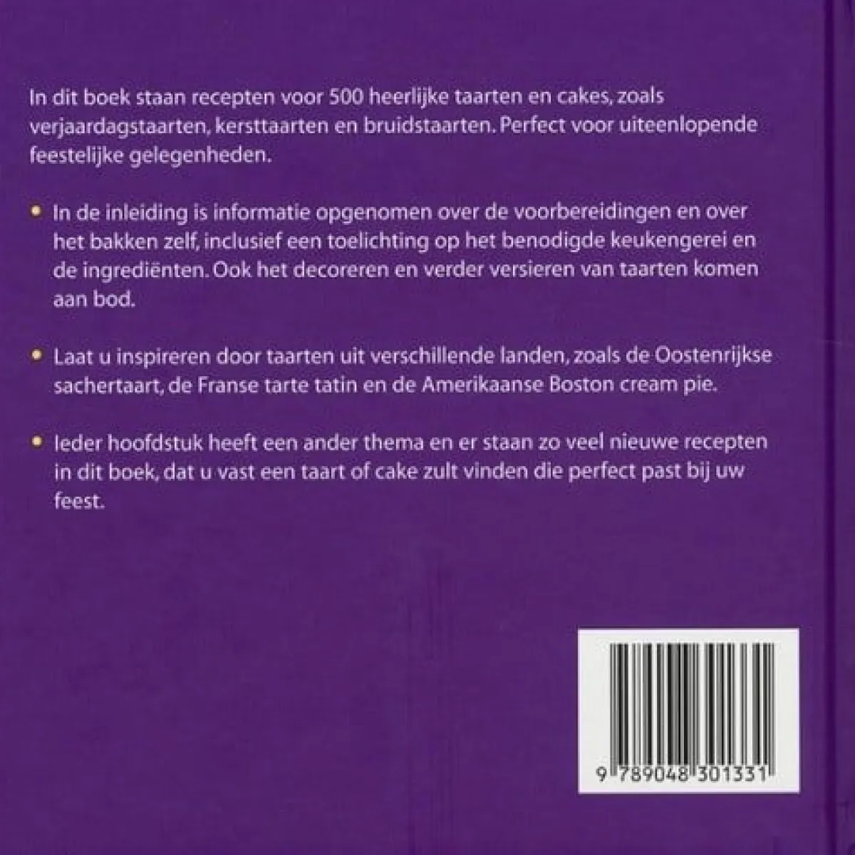 Boek: 500 Taarten & Cakes Discount