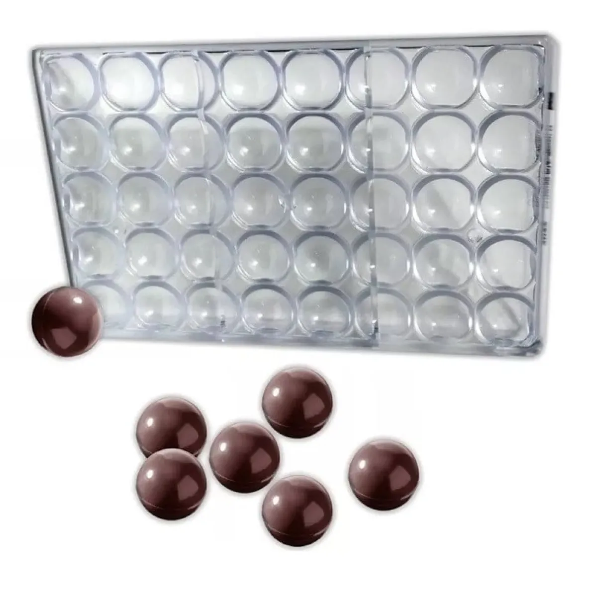 Chocolate World Bonbonvorm Bol (40x) Ø30 mm Clearance
