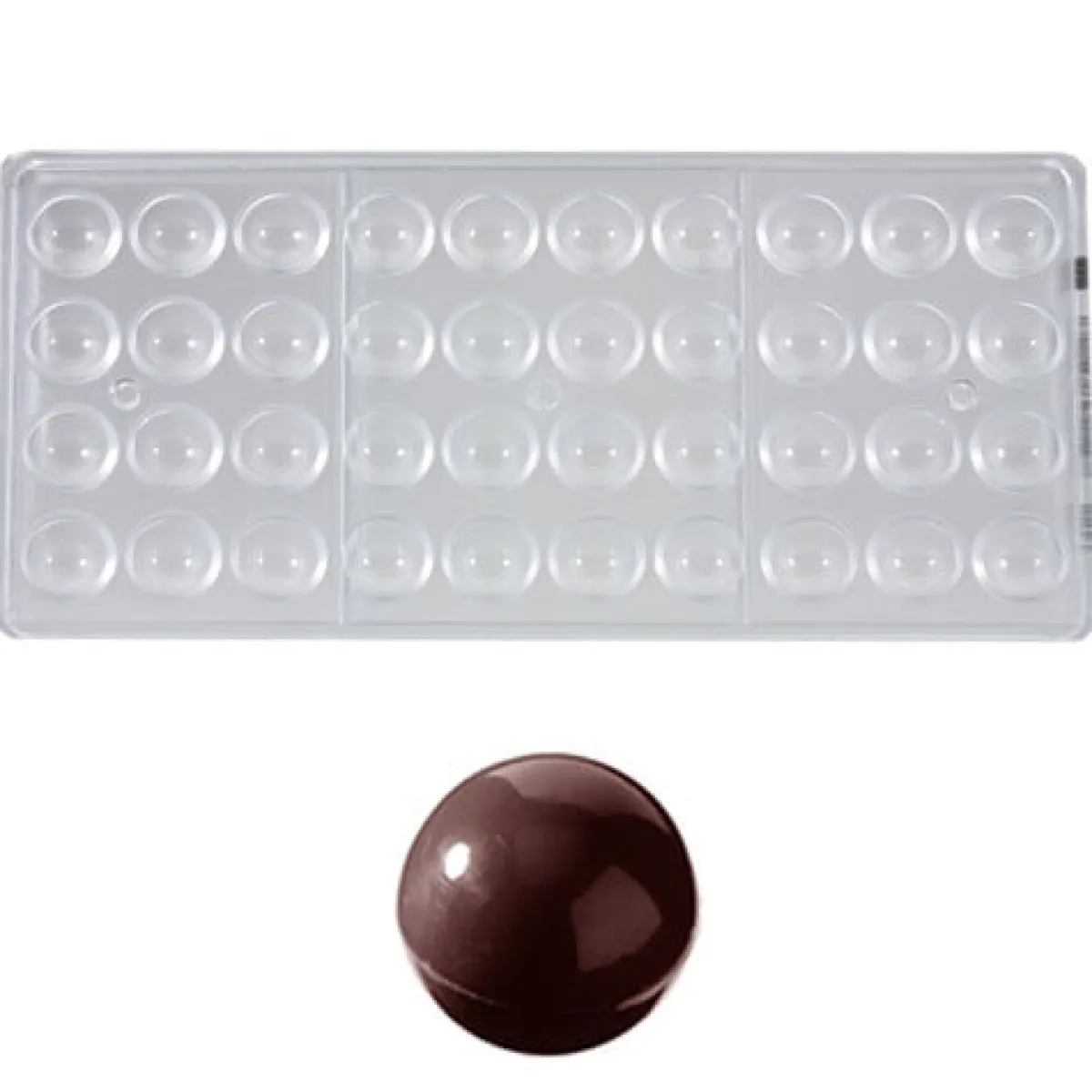 Chocolate World Bonbonvorm Bol (40x) Ø20 mm** Clearance