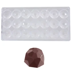 Chocolate World Bonbonvorm Diamant (21x) 31x31x20 mm Hot