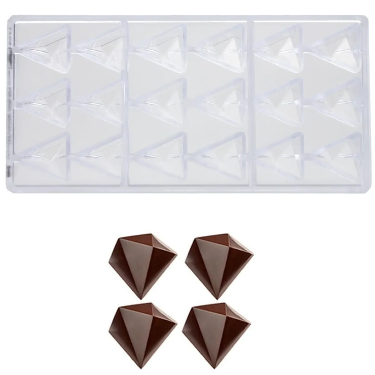 Chocolate World Bonbonvorm Davide Comaschi (18) 38x32x22,5mm Hot