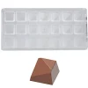 Chocolate World Bonbonvorm Diagonaal (21x) 28x28x17,5 mm**