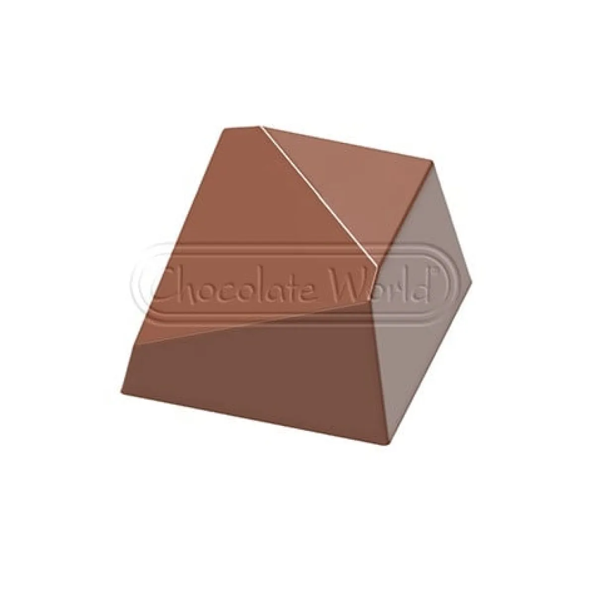 Chocolate World Bonbonvorm Diagonaal (21x) 28x28x17,5 mm**