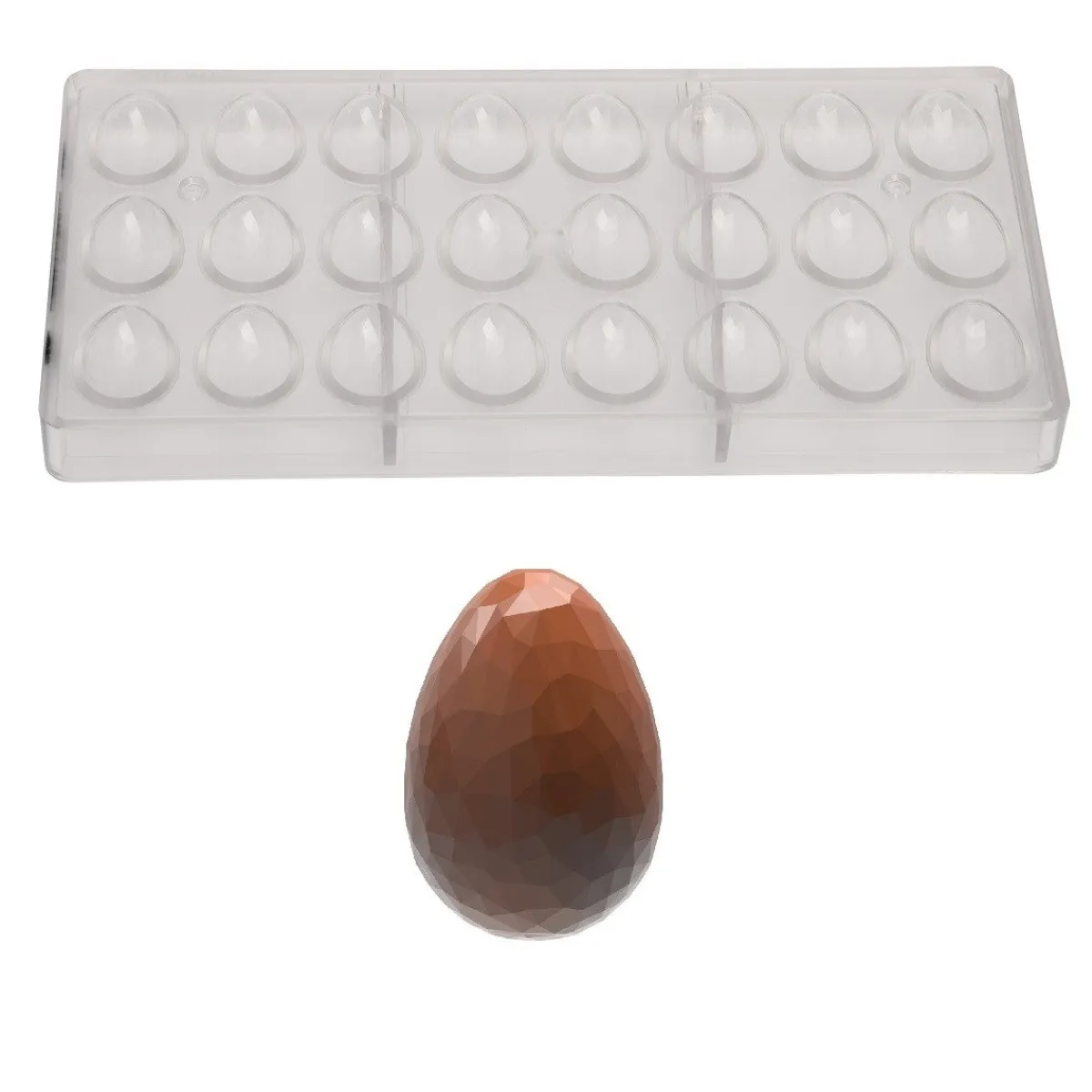 Chocolate World Bonbonvorm Eitje Kristal (24x) 33x23x11mm Discount