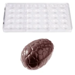 Chocolate World Bonbonvorm Ei Kroko (35x) 29x21x10mm New