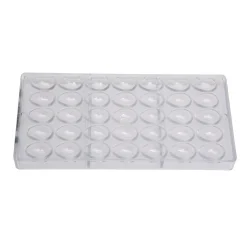 Chocolate World Bonbonvorm Eitje Kristal (35x) 29x21x10mm New