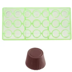 Chocolate World Bonbonvorm GL Cuvette Rond (21x) 30x19mm** Sale