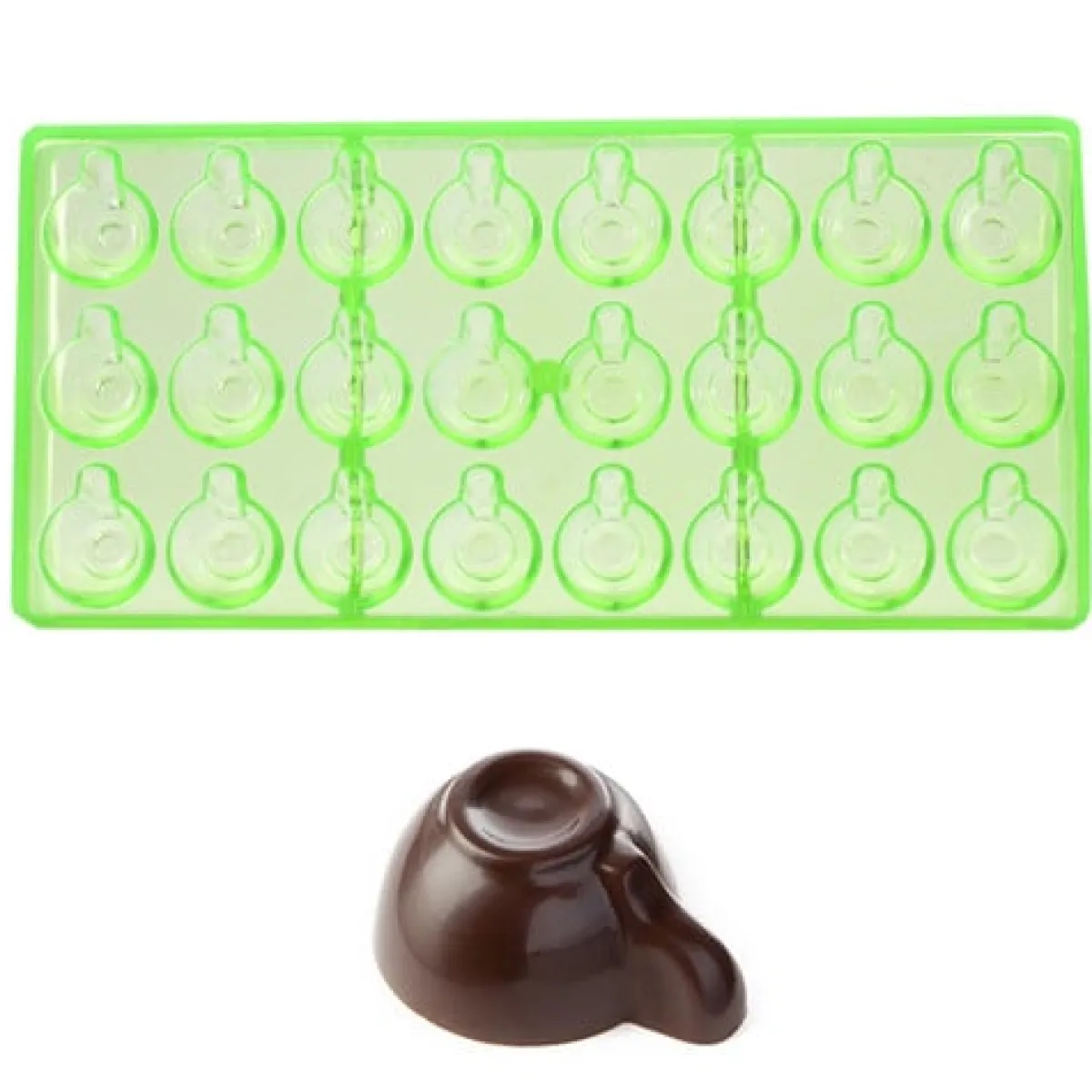 Chocolate World Bonbonvorm GL Koffiekopje (24x) 26x33mm** Online