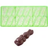 Chocolate World Bonbonvorm GL Haas Caraque (16) 67x25x10mm** New