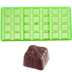 Chocolate World Bonbonvorm GL Cadeautje (28x) 25x24,5x16mm** Online