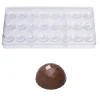 Chocolate World Bonbonvorm Halve Bol Facet (24x) Ø30x15mm Best