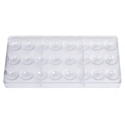 Chocolate World Bonbonvorm Halve Bol Facet (24x) Ø30x15mm Best
