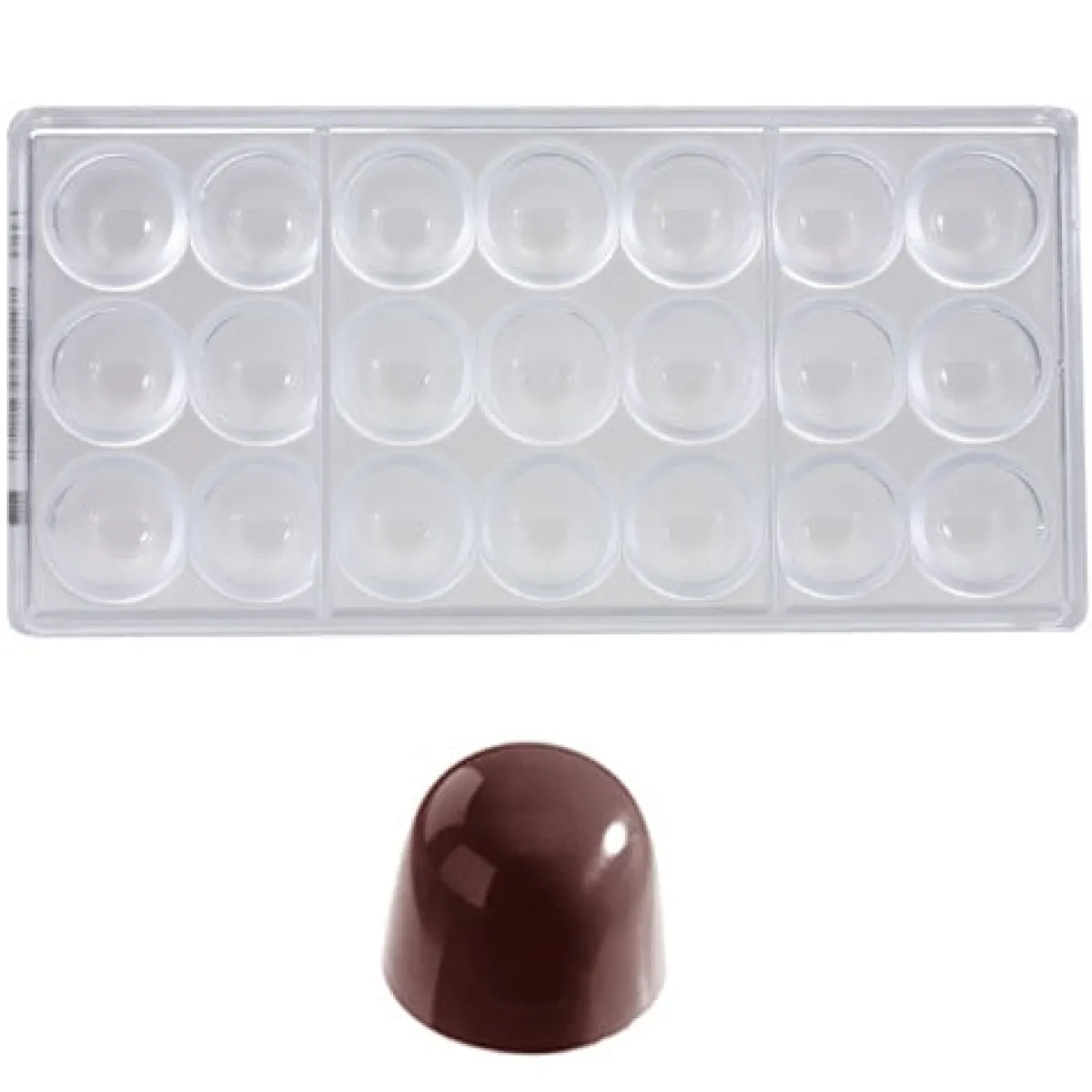Chocolate World Bonbonvorm Kegel (21x) Ø30x25 mm