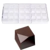 Chocolate World Bonbonvorm Kubus Forgey (24x) 23x20mm Best