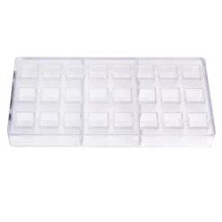 Chocolate World Bonbonvorm Kubus Forgey (24x) 23x20mm Best