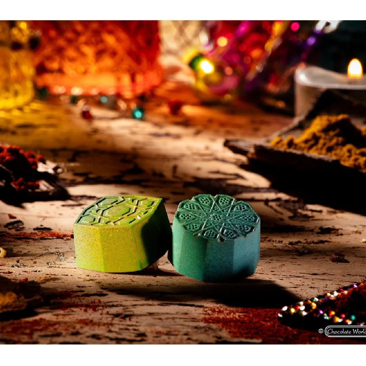 Chocolate World Bonbonvorm Oosters (21x) 29x30x16mm Best