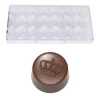 Chocolate World Bonbonvorm Praline Kroon (21x) Ø30,5x16mm Outlet