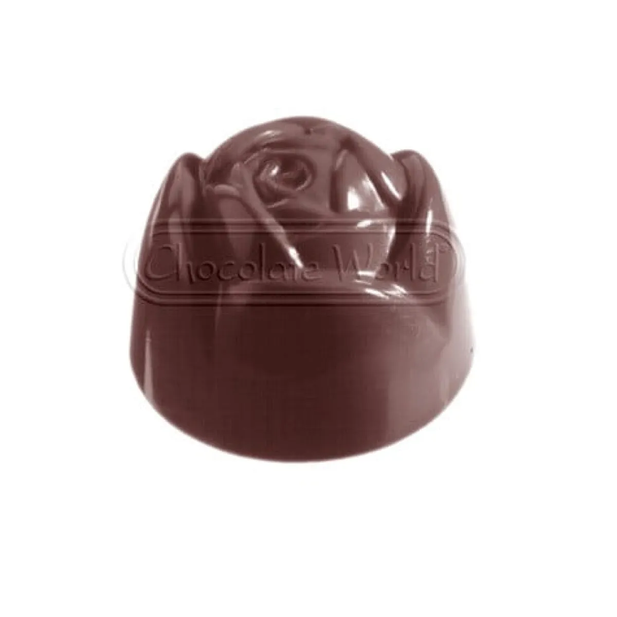 Chocolate World Bonbonvorm Roos (21x) 28x20 mm Online