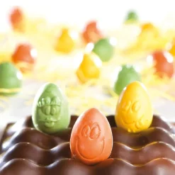 Chocolate World Bonbonvorm Smiley Eitjes (24x) 33x23x12mm Hot